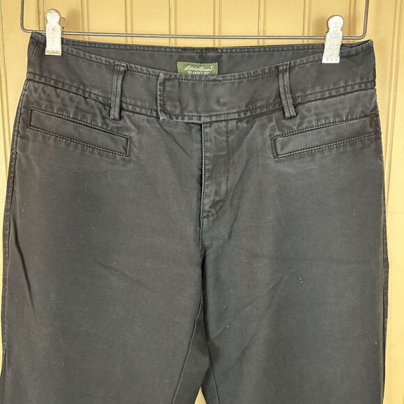 Eddie Bauer Blakely Fit Pant Straight Leg Black Size 4 - Picture 2 of 5